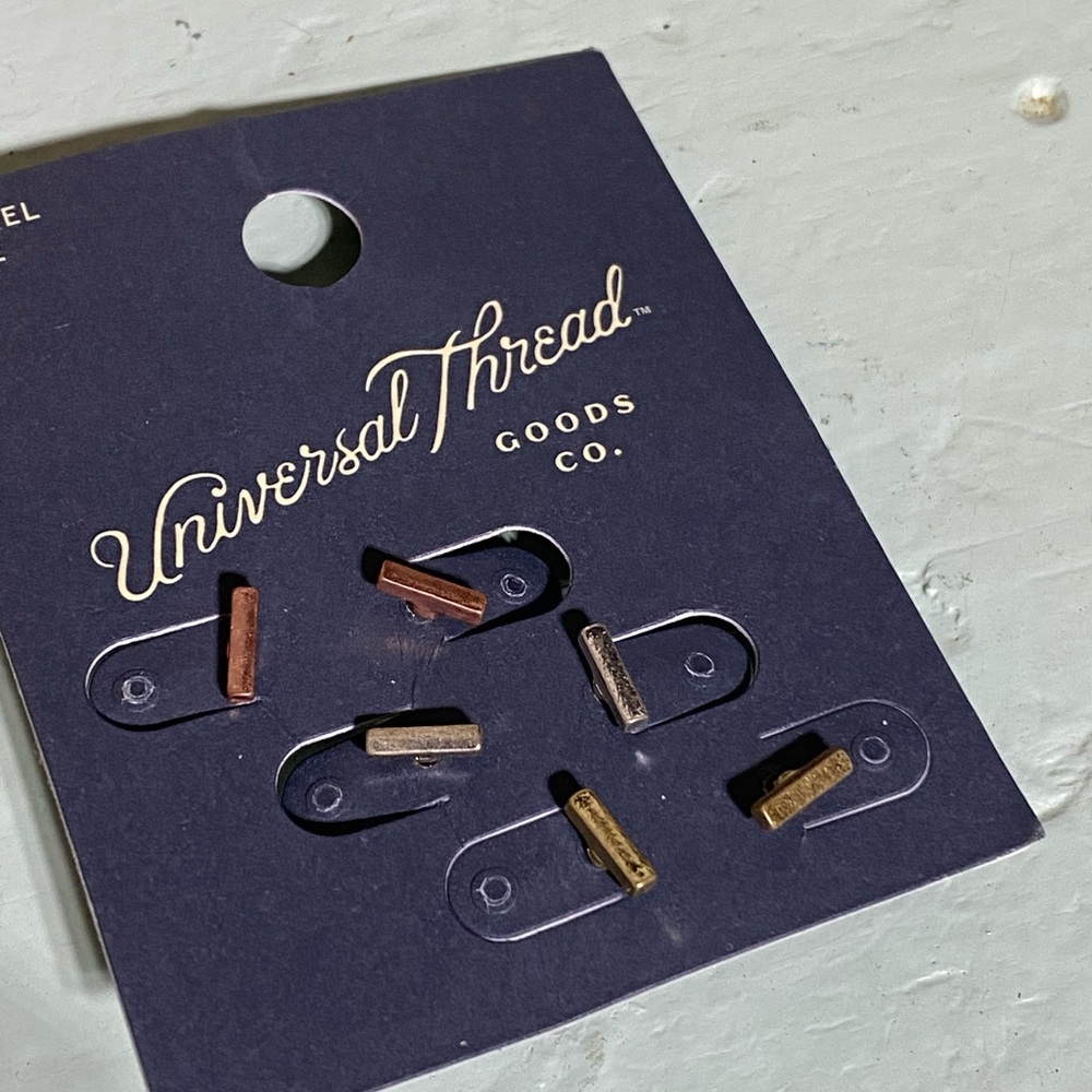 Universal Thread Men's Multi-Color Stud Earrings